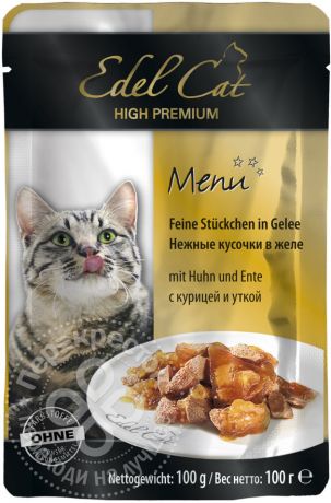 Корм для кошек Edel Cat Курица и утка 100г