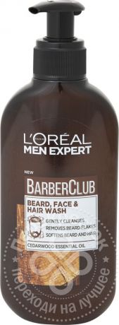 Гель для бороды Loreal Paris Men Expert лица и волос 200мл