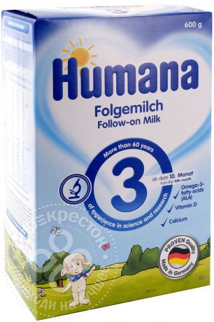 Смесь Humana 3 Молочная 600г