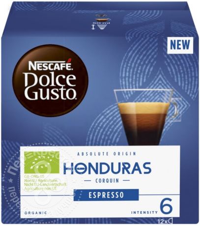 Кофе в капсулах Nescafe Dolce Gusto Espresso Honduras 12шт (упаковка 3 шт.)