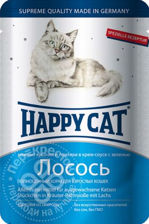 Корм для кошек Happy Cat Лосось 100г