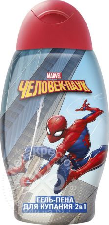 Гель-пена для ванны Человек-паук 2в1 Double Effect 400мл