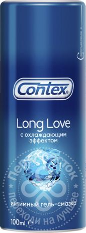 Гель-смазка Contex Long Love с охлаждающим эффектом 100мл