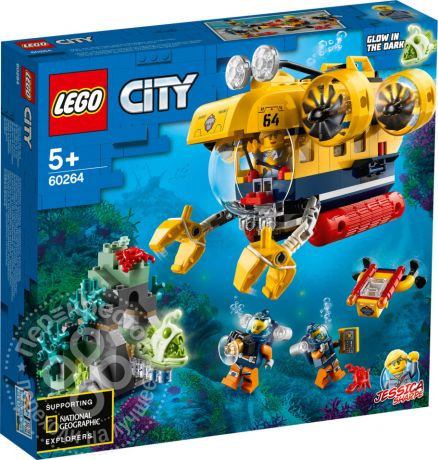 Конструктор LEGO City Oceans 60264 Океан Исследовательская подводная лодка