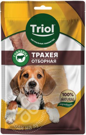 Лакомство для собак Triol Трахея говяжья отборная 35г (упаковка 6 шт.)