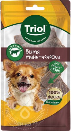 Лакомство для собак Triol Вымя говяжье Мини-палочки 40г (упаковка 6 шт.)