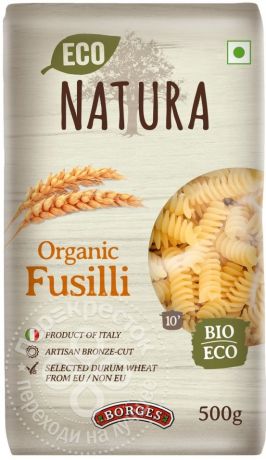 Макароны Pasta Eco Natura Fusilli 500г