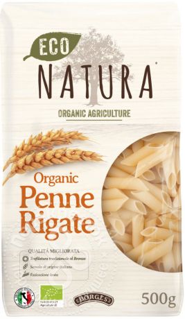 Макароны Pasta Eco Natura Penne Rigate 500г