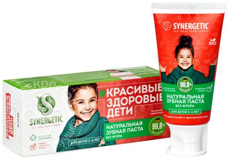 Зубная паста Synergetic детская 50г