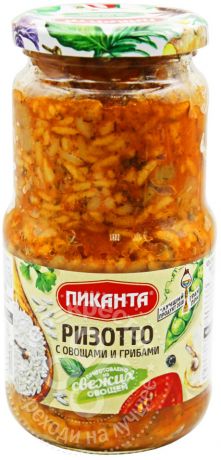 Ризотто Пиканта с овощами и грибами 550г (упаковка 6 шт.)