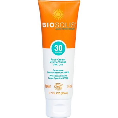 Biosolis Крем солнцезащитный для лица SPF 30, 50 мл.