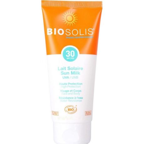 Biosolis Солнцезащитное молочко для лица и тела SPF 30, 100 мл.