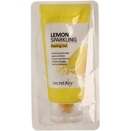 Secret Key Пилинг-гель для лица с экстрактом лимона LEMON SPARKLING Peeling gel, 120 мл.