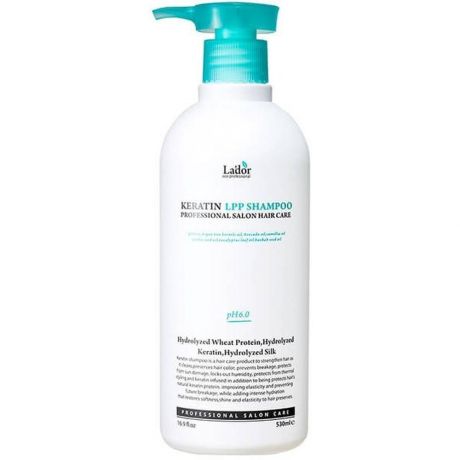La'dor Шампунь для волос с кератином Keratin LPP Shampoo, 530 мл.