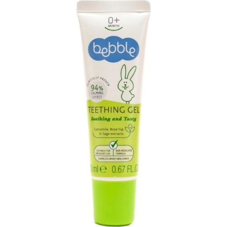 Bebble Гель для десен при прорезывании зубов Teething Gel 0+, 20 мл.