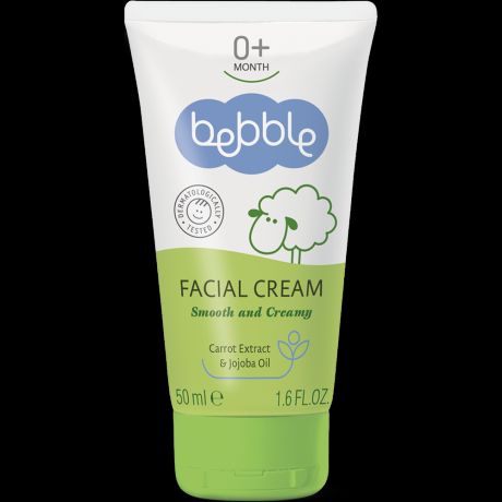 Bebble Крем для лица детский Facial Cream 0+, 50 мл.