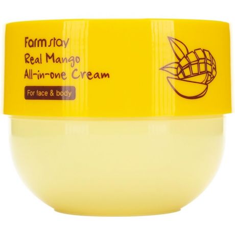 FarmStay Многофункциональный крем с экстрактом манго Real Mango All-in-one Cream, 300 мл.