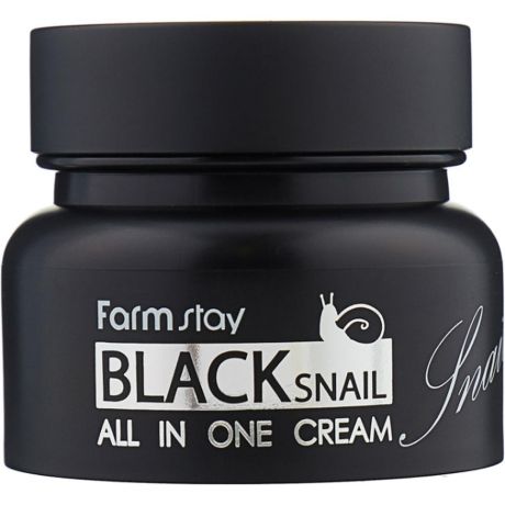 FarmStay Многофункциональный крем с муцином черной улитки Black Snail All In One Cream , 100 мл.