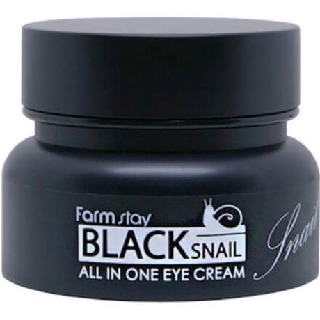 FarmStay Многофункциональный крем с муцином черной улитки для кожи вокруг глаз Black Snail All In One Eye Cream , 50 мл.