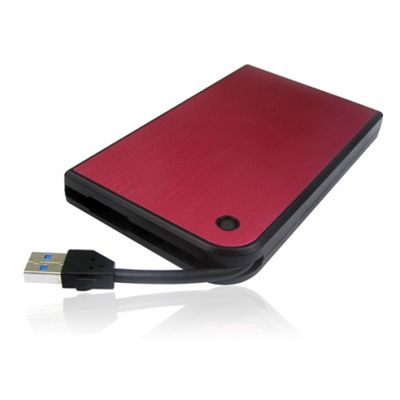 Корпус 2.5" AgeStar 3UB2A14 SATA, USB3.0 Red