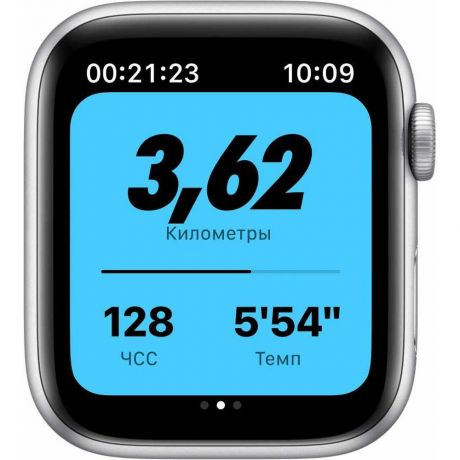 Умные часы Apple Watch Nike SE GPS 44mm Silver Aluminium Case with Pure Platinum/Black Nike Sport Band MYYH2RU/A
