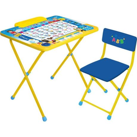 Комплект детской мебели NIKA KIDS (стол+стул) КПМ/П "Познайка" (синий)
