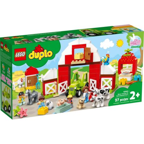 LEGO DUPLO Фермерский трактор, домик и животные 10952