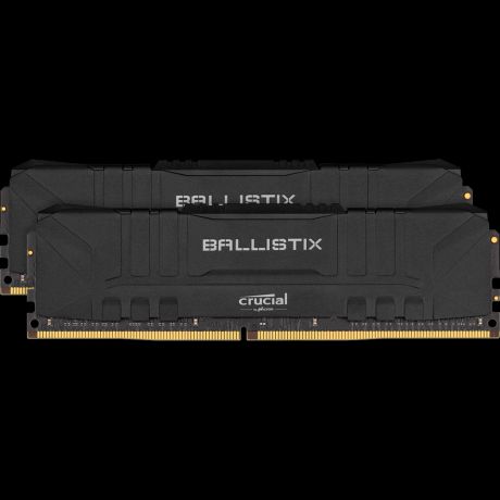 Модуль памяти DIMM 16Gb 2х8Gb DDR4 PC21300 2666MHz Crucial Ballistix Gaming Black (BL2K8G26C16U4B)