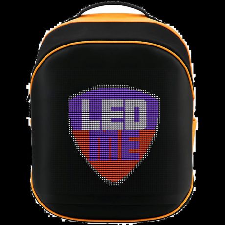 17" Рюкзак для ноутбука Prestigio LEDme MAX Backpack черныйоранжевый