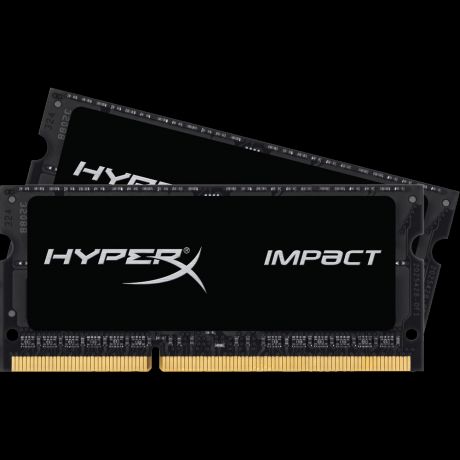 Модуль памяти SO-DIMM DDR3L 8Gb (2x4Gb) PC14900 1866MHz Kingston HyperX Impact (HX318LS11IBK2/8)