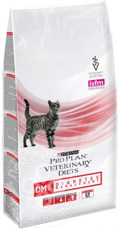 Сухой корм для кошек Pro Plan Veterinary Diets DM при диабете 1.5кг