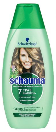 Шампунь для волос Schauma 7 трав, 380 мл