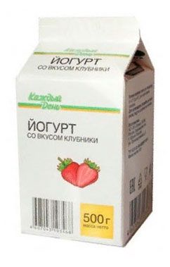 Йогурт питьевой «Каждый день» клубника 2,5%, 500 мл
