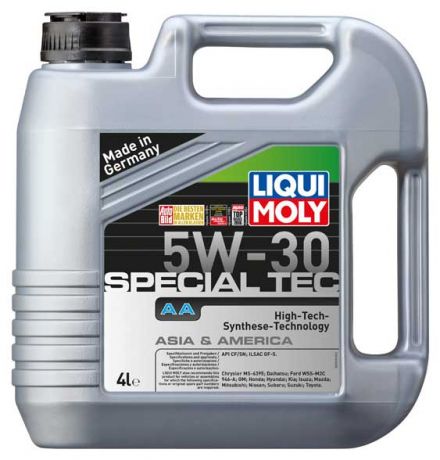 Масло моторное Liqui Moly Special Tec AA 5W-30 синтетическое, 4 л