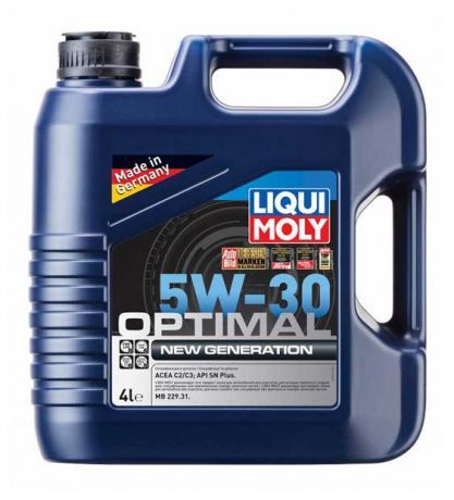 Моторное масло Liqui Moly Optimal New Generation 5W-30 синтетическое, 4 л
