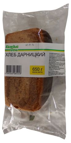 Хлеб «Каждый день» Дарницкий, 650 г