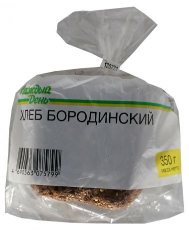 Хлеб «Каждый день» Бородинский, 350 г