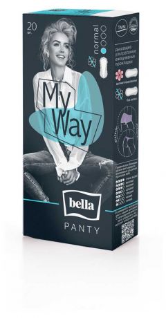 Прокладки ежедневные Bella Panty My Way неароматизированные, 20 шт