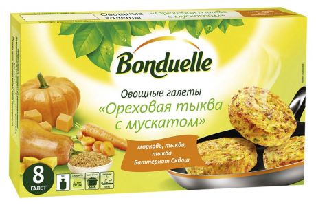 Галеты овощные Bonduelle Ореховая тыква с мускатом, 300 г