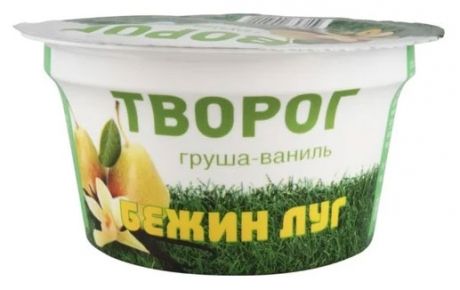 Творог «Бежин луг» груша-ваниль 4,2%, 160 г