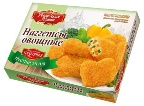 Наггетсы овощные «Российская Корона», 250 г