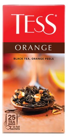 Чай черный Tess Orange в пакетиках, 25х1,5 г