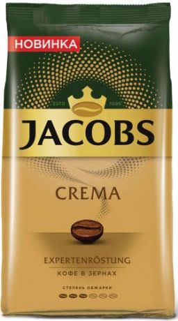 Кофе в зернах Jacobs Сrema жареный, 1 кг