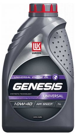 Масло моторное Лукойл Genesis Universal 10W-40 полусинтетическое, 1 л