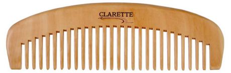 Расческа-гребень для волос Clarette деревянная, 1 шт