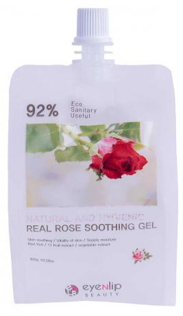 Гель для тела Eyenlip Natural And Hygienic Real Rose Soothing Gel, 300 г