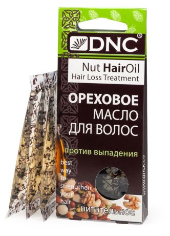 Масло для волос DNC Питательное ореховое, 3 х 15 мл