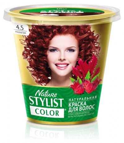 Краска для волос «Фитокосметик» Nature Stylist Color тон Махагон 4.5, 10 г
