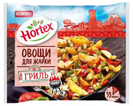 Овощи для жарки Hortex Гриль с приправой, 400 г