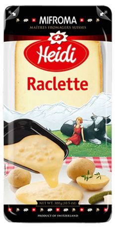 Сыр полутвердый Heidi Raclette нарезка 50%, 200 г